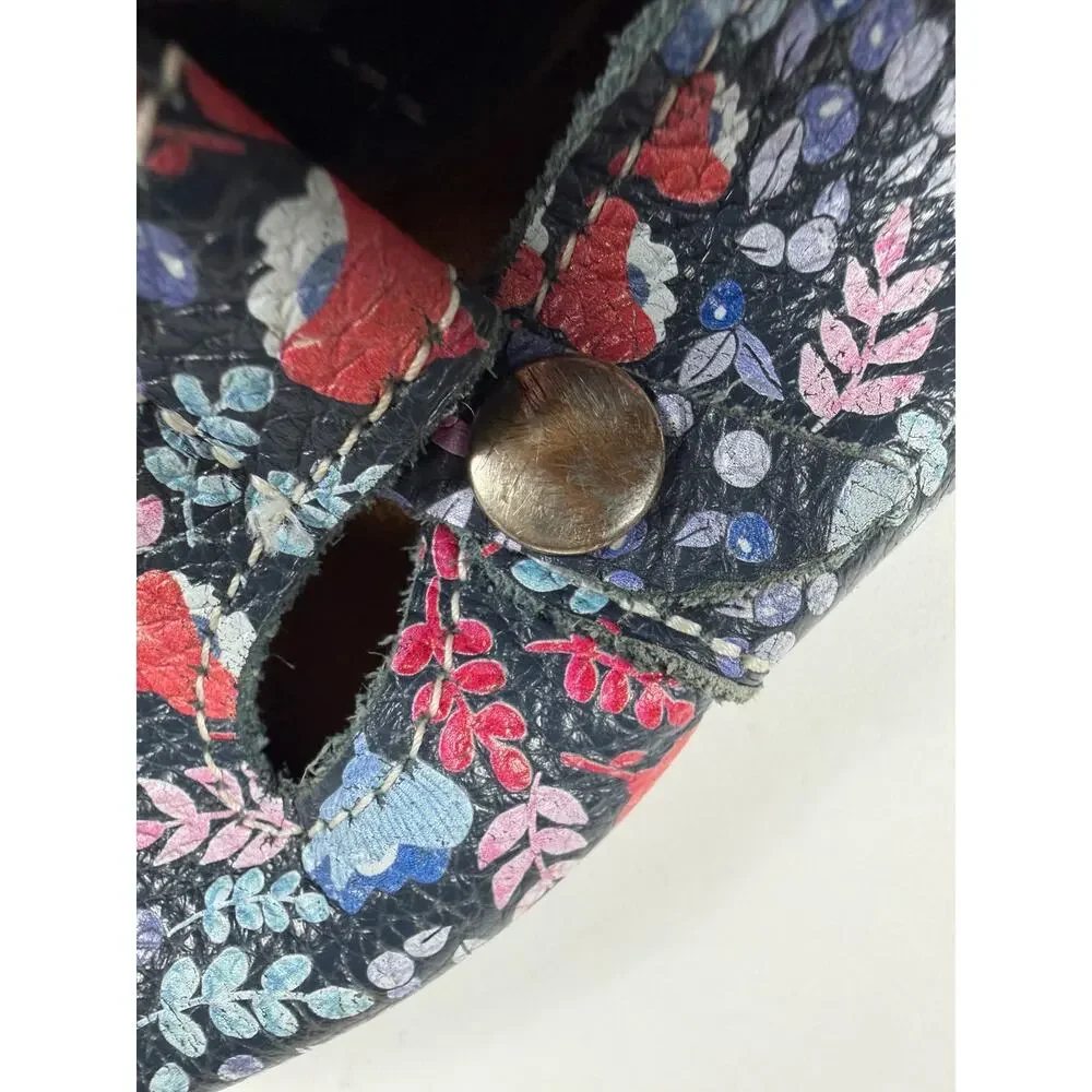 Mon Petit Handmade Shoes Liberty London Limited Edition T-Strap Leather size 5